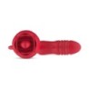 Vibrador de rosa Teazers com dildo com impulso