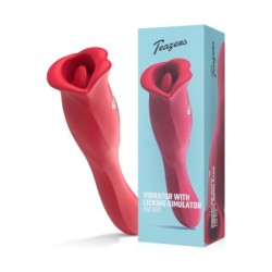 Vibratore Teazers con Stimolatore del Clitoride Leccatore