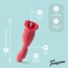 Teazers Vibrator mit Kitzlerstimulator Zungenkuss
