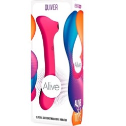 Quiver Succionator & Vibrator Fucsia