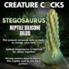 Stegosaurus Piikikäs Liskodildo - Vihreä