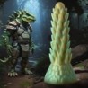 Dildo de Reptil con Púas Estegosaurio - Verde