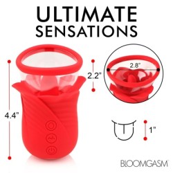 Stimulator klitorisa z vibracijo in sesanjem Lily Lover