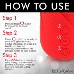 Stymulator łechtaczki ssąco-wibracyjny Lily Lover