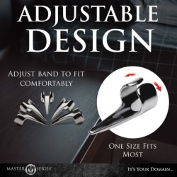 Pěti-dílná sada drápkových kroužků pro potěšení - Stříbrná