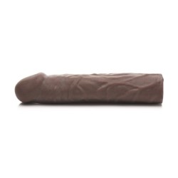 Izjemno dolg nastavek za penis JOCK 3'' - Rjava