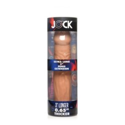 Manșon pentru penis extra lung JOCK de 3'' - Bronzat