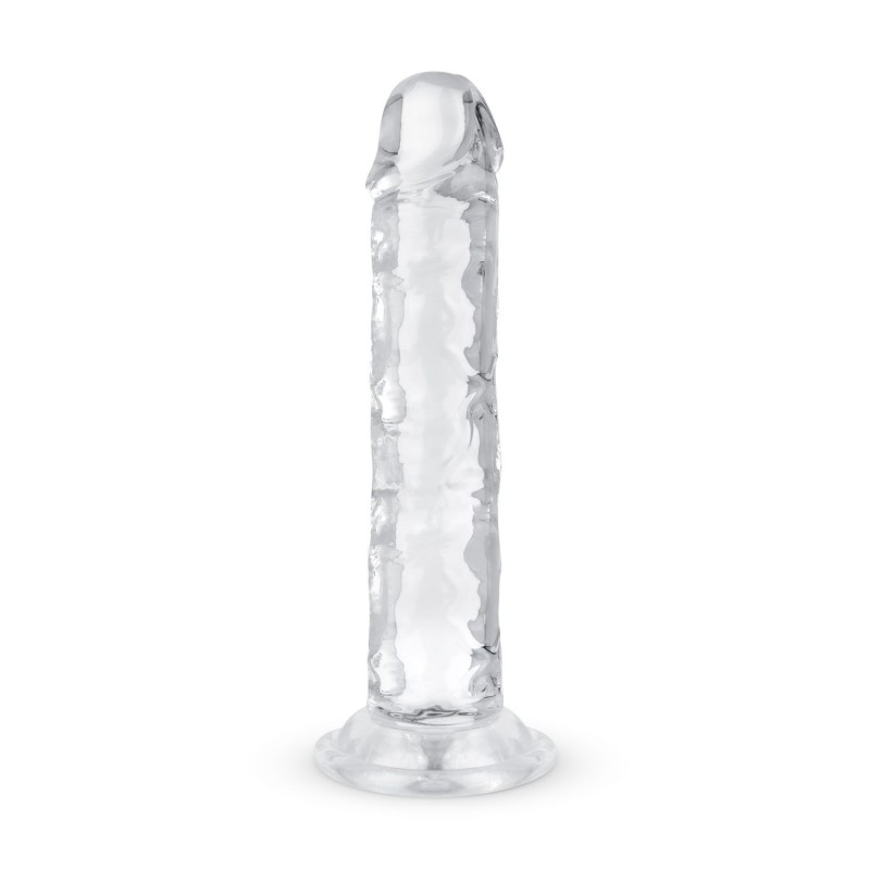 Dildo de gelatina sin bolas - 14 cm