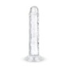 Dildo de gelatina sin bolas - 14 cm