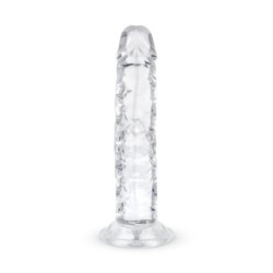 Dildo de gelatina sin bolas - 14 cm
