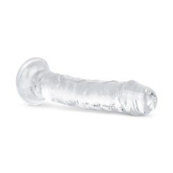 Dildo de gelatina sin bolas - 14 cm