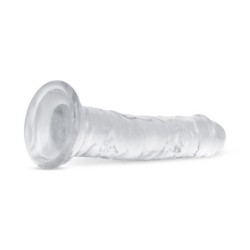 Dildo de gelatina sin bolas - 14 cm