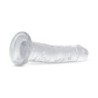 Dildo de gelatina sin bolas - 14 cm