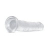 Gele-dildo utan kulor - 16 cm