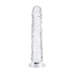 Gele-dildo utan kulor - 18 cm