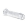 Želė dildo be kamuoliukų - 18 cm