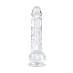 Dildo od želatine s kuglicama - 13,5 cm
