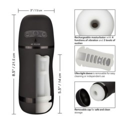 Optimum Power Masturbator With Vibration And Suction