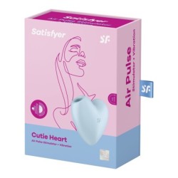 Satisfyer Cutie Heart - Modrá