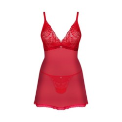 Chilisa Babydoll ja Stringit - Punainen XS/S
