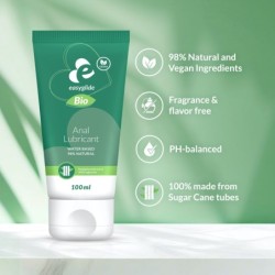 EasyGlide - Bio- ja luonnollinen vesipohjainen anaaliliukuvoide - 100 ml