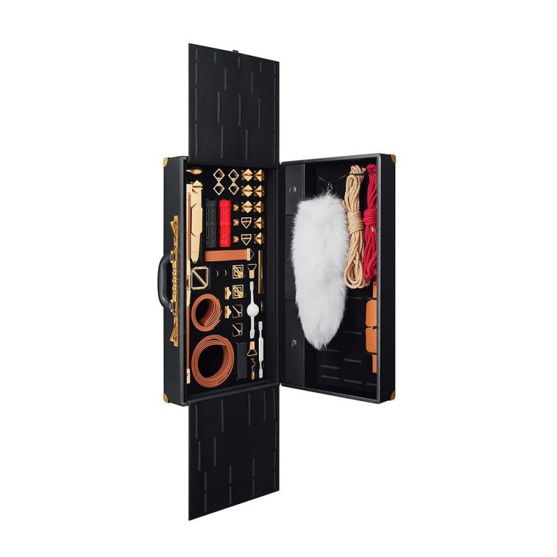 Kit de jeu BDSM tout en 1 marron