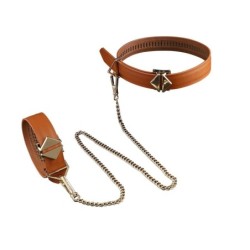 Fessel- und Fixierungsset - braun