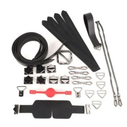 Set de Ataduras y Sujeción - negro