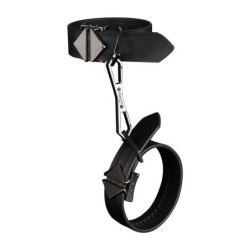 Ensemble de menottes de cheville et de poignet - noir