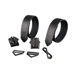Ensemble de menottes de cheville et de poignet - noir