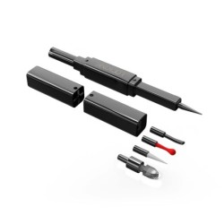 Stimulator de gâdilat pentru flirt cu 5 capete - gri