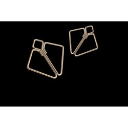 Pinças de mamilo com pendente pesado - ouro