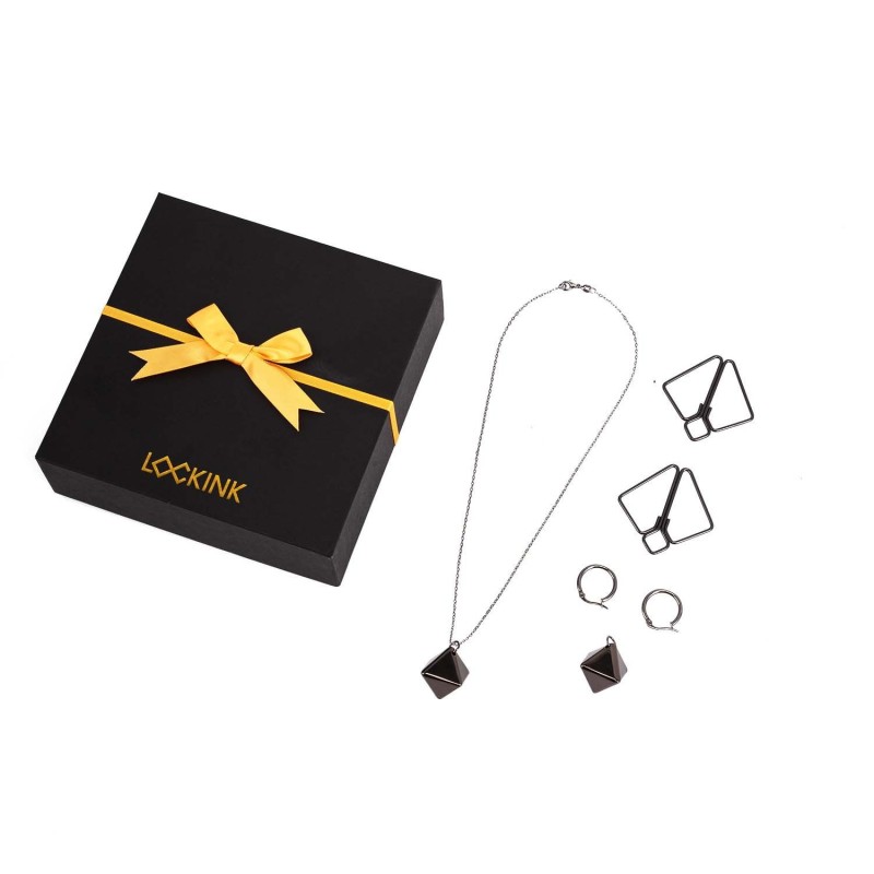 Nippelklemmen met zware hanger - grijs