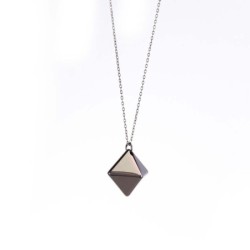 Nippelklemmen met zware hanger - grijs