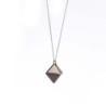 Nippelklemmen met zware hanger - grijs