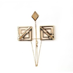 Regulējamas sprauslu knaibles ar gaismas kulonu - zelts