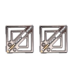 Pinces à tétons ajustables avec pendentif lumineux - gris