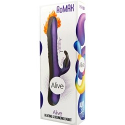 Romax Rabbit Vibrator Siliconen Violet