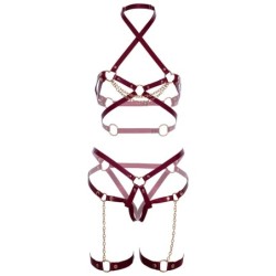Vegan Harness - Raudona S
