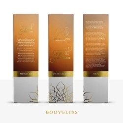BodyGliss - Masážní olej a lubrikant 2 v 1 Toffee Karamel - 150 ml