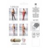 Чорапи Tiopen 006 с отворено дъно - Черни S/M