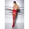 Tiopen 006 Strumpfhose mit offenem Schritt - Rot S/M