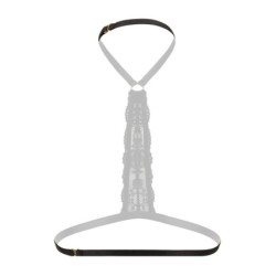 Nat-kys Bralette Harness med stropper - sort