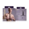 Nat-kys Bralette Harness med stropper - sort