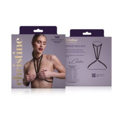 Dirželių liemenėlė "Obsession" - Juoda