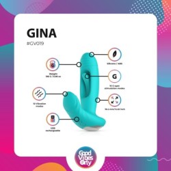 Gina G-pont vibrátor szárnycsapkodással