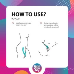 Lisa Kaninvibrator med Stöt och G-punktsstimulator