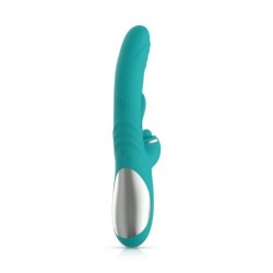 Lisa zajček vibrator s potiskom in stimulatorjem točke G