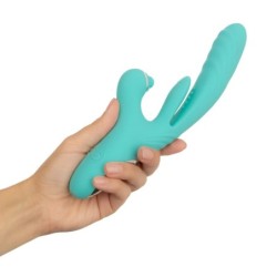 Lisa zajček vibrator s potiskom in stimulatorjem točke G