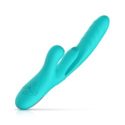Lisa zajček vibrator s potiskom in stimulatorjem točke G